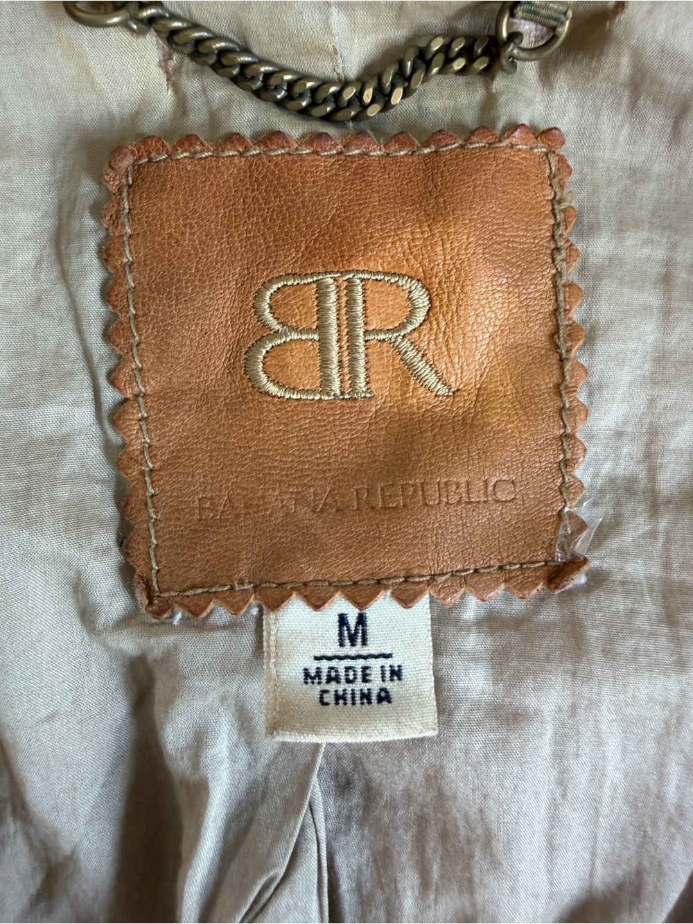 Banana Republic Cognac Leather Jacket - Picture 3 of 16